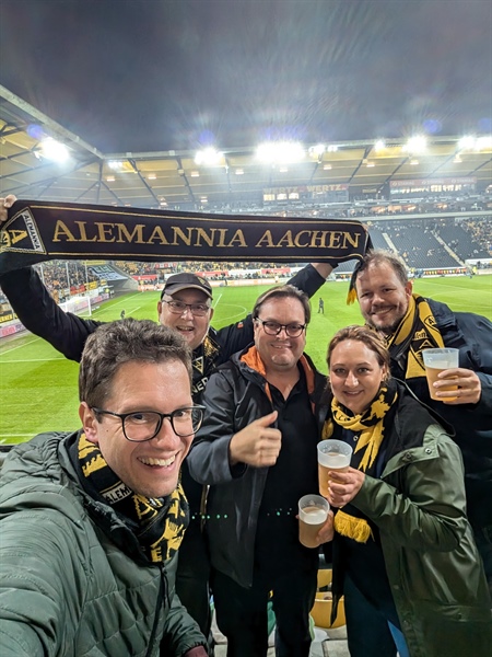 Besuch des Heimspiels von Alemannia Aachen